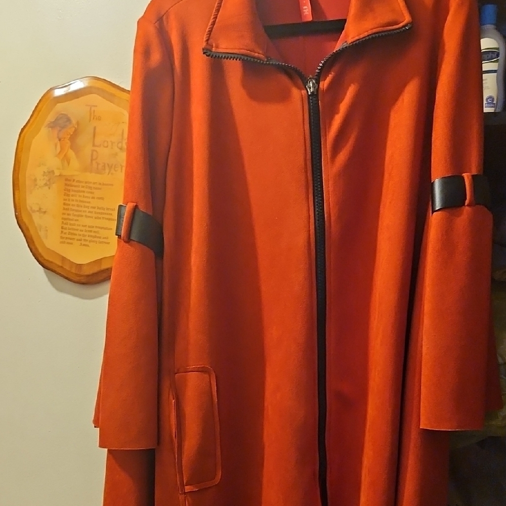 Women's Orange Coat